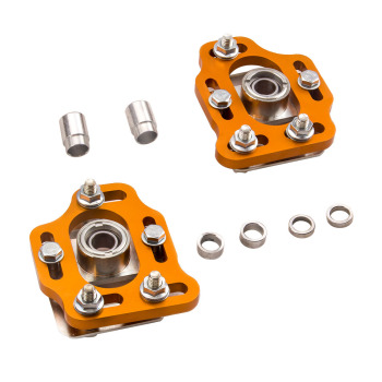 Compatible for Ford Mustang 1979-1989 Cobra compatible for Shelby Roush Steeda ±2.50 Camber Plates 