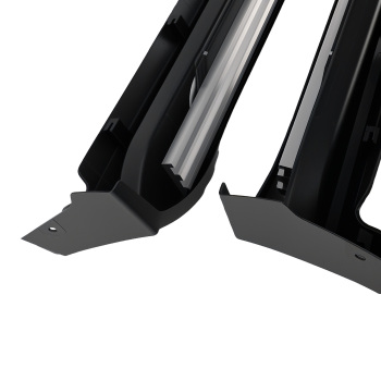 Aluminium Running Board Side Steps compatible for Nissan X-Trail T32 14-20 Black Non-Slip