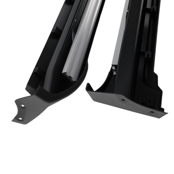 Aluminium Running Board Side Steps compatible for Nissan X-Trail T32 14-20 Black Non-Slip