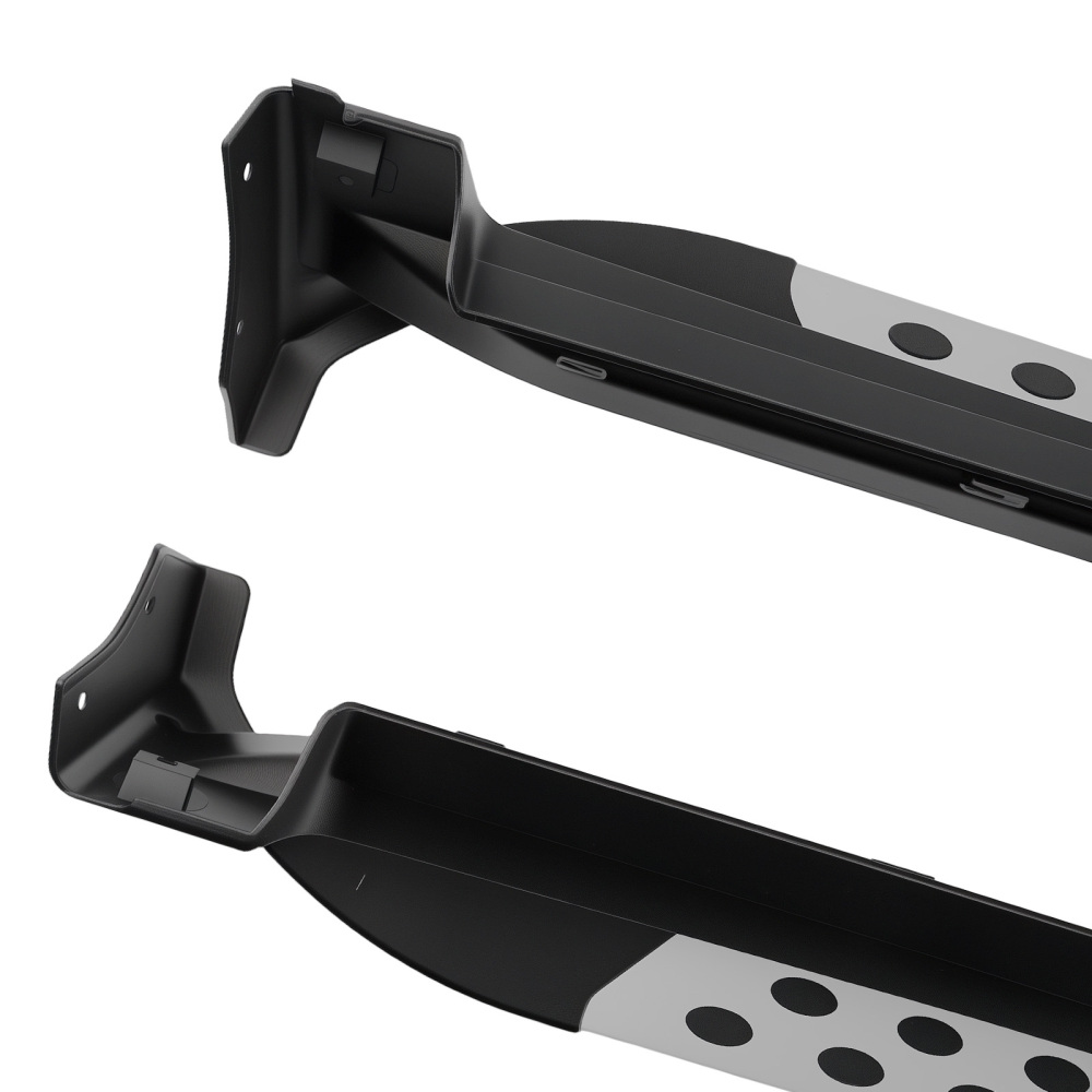 Aluminium Running Board Side Steps compatible for Nissan X-Trail T32 14-20 Black Non-Slip