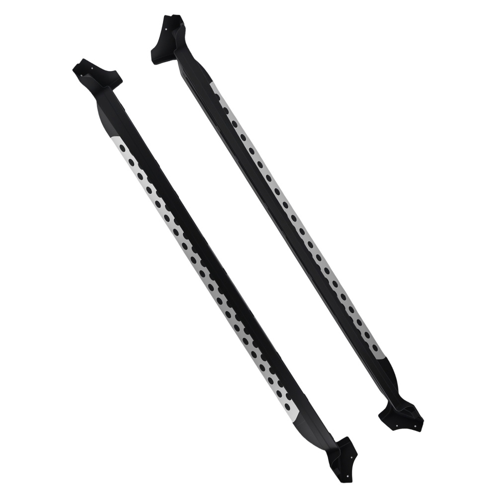 Aluminium Running Board Side Steps compatible for Nissan X-Trail T32 14-20 Black Non-Slip