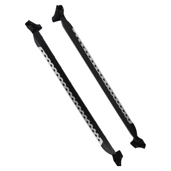 Aluminium Running Board Side Steps compatible for Nissan X-Trail T32 14-20 Black Non-Slip