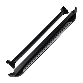 Aluminium Running Board Side Steps compatible for Nissan X-Trail T32 14-20 Black Non-Slip