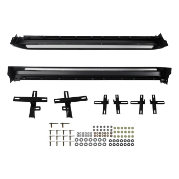 Aluminium Running Board Side Steps compatible for Nissan X-Trail T32 14-20 Black Non-Slip