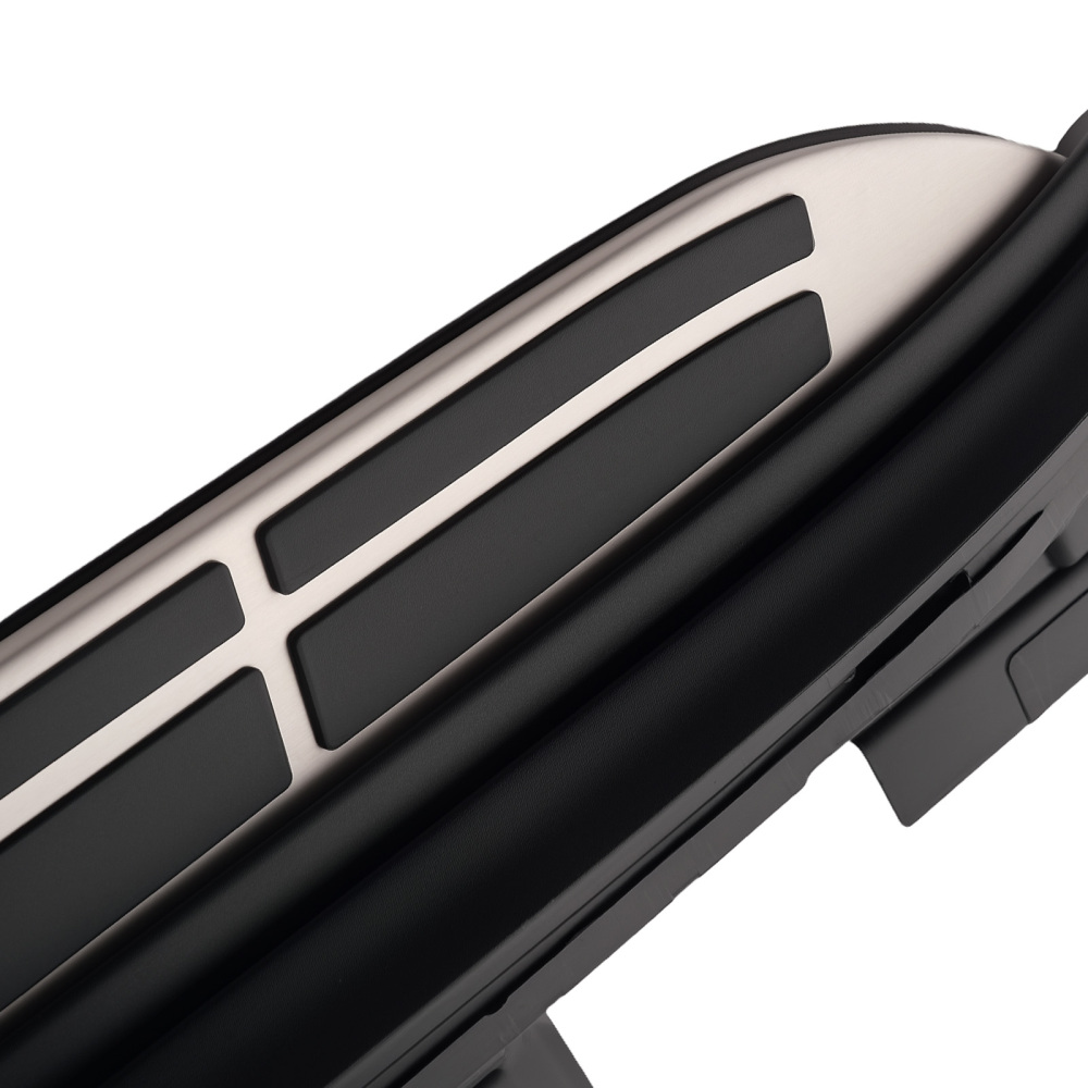 Aluminium Running Board compatible for Porsche Macan 2014+ Side Steps Left Right Black