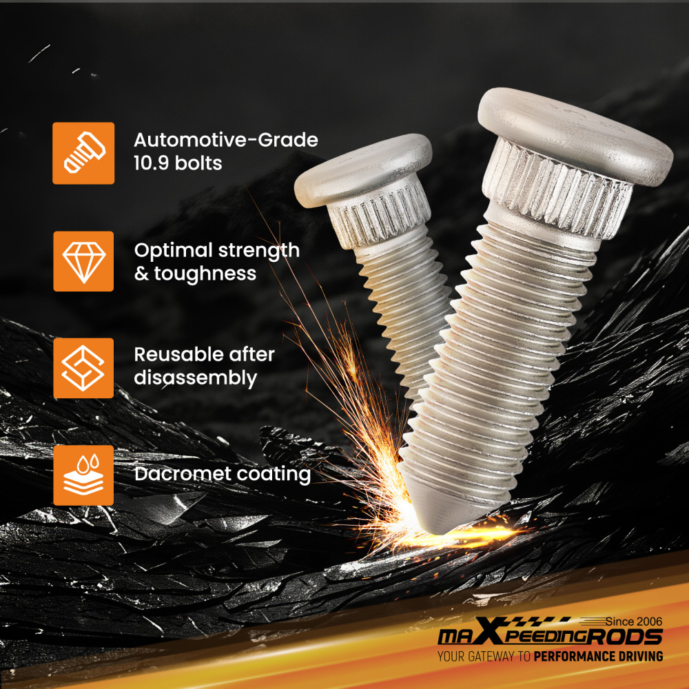 Compatible for Subaru Impreza 2002-2007 GDA GDB Front Camber Plates Kit For Coilover Gold