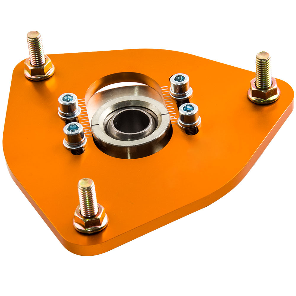 Compatible for Subaru Impreza 2002-2007 GDA GDB Front Camber Plates Kit For Coilover Gold