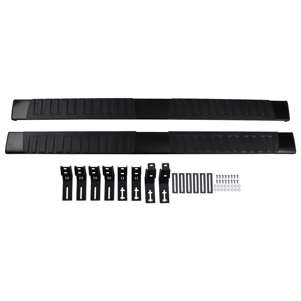 Nerf Bar Side Steps compatible for Toyota Tacoma Double Crew 2024-2025 Non-Slip Surface