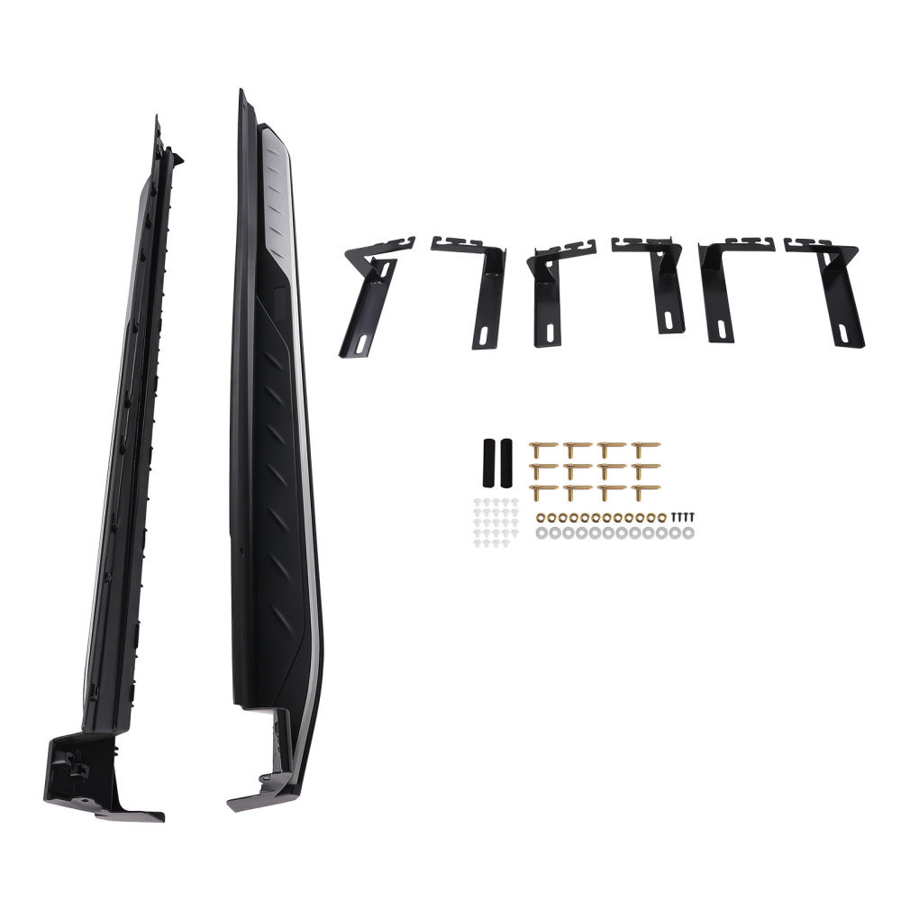 Step Rails Running Board Side Step compatible for Toyota RAV4 2019-2025 Black Non-Slip