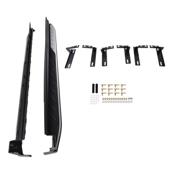 Step Rails Running Board Side Step compatible for Toyota RAV4 2019-2025 Black Non-Slip