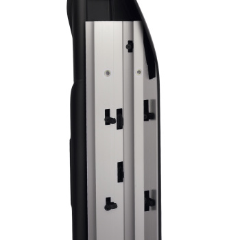 Aluminum Running Boards compatible for Toyota LandCruiser Prado J150 2017-2023 Black Set