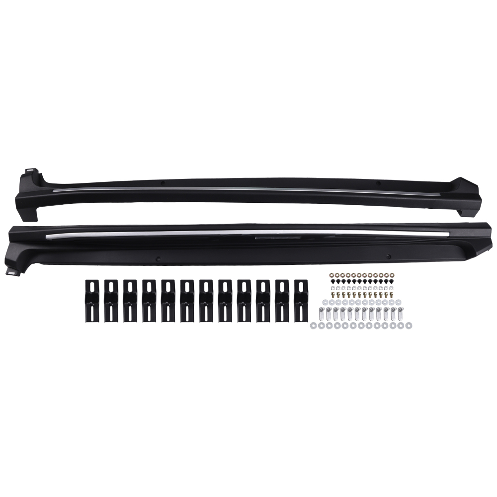 Aluminum Running Board Steps compatible for Toyota CH-R CHR 2016-2023 Nerf Bars Non-Slip