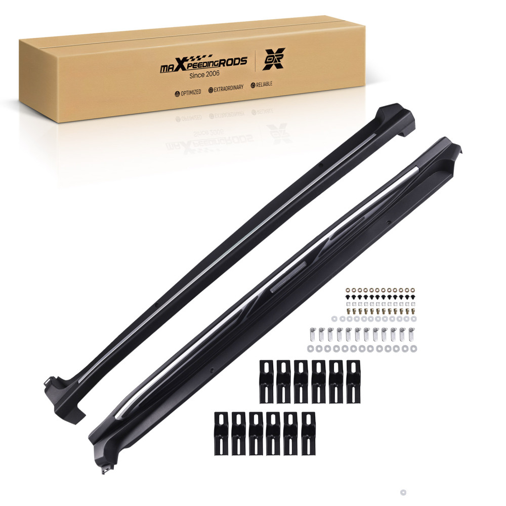 Aluminum Running Board Steps compatible for Toyota CH-R CHR 2016-2023 Nerf Bars Non-Slip