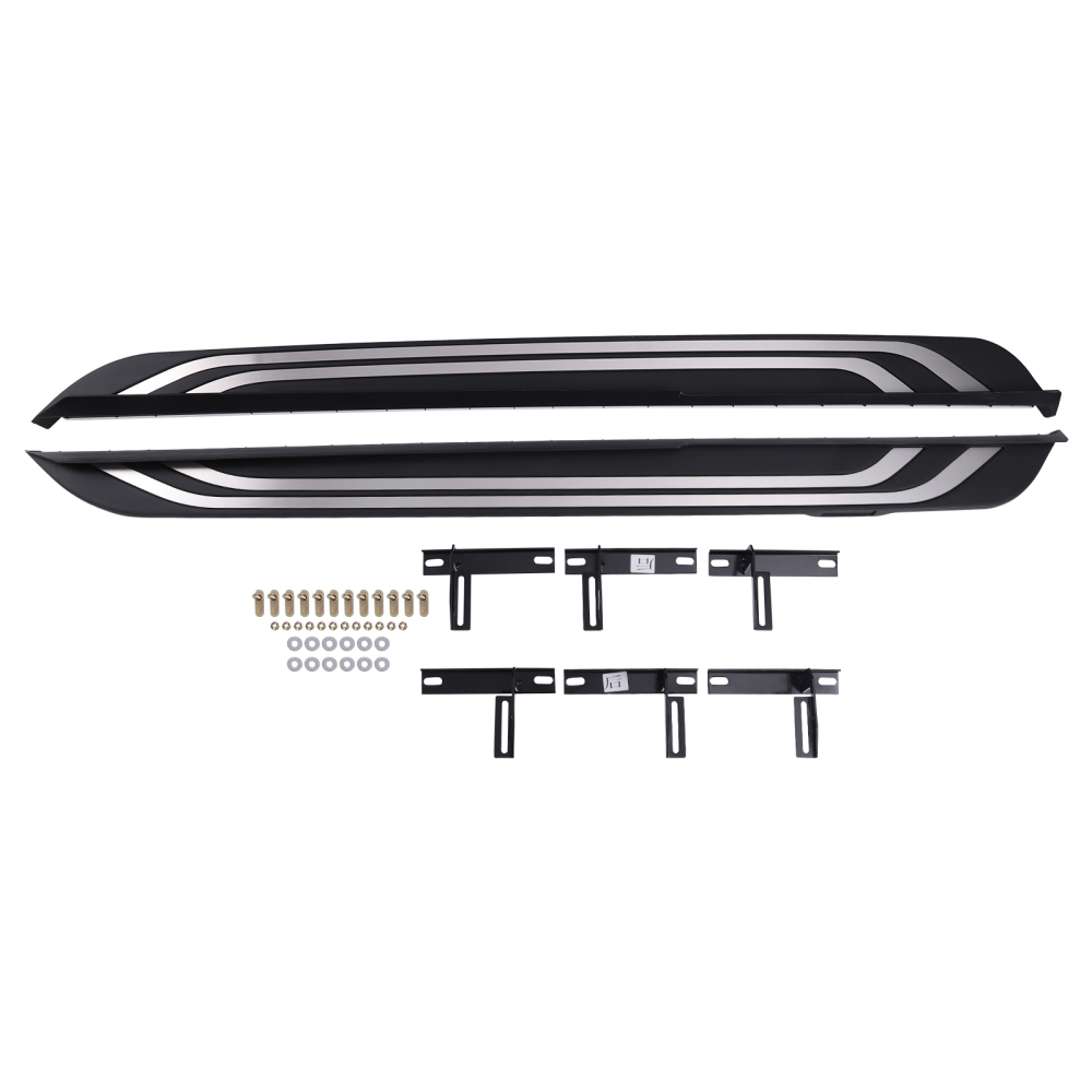 5 Wide Running Board Side Step compatible for Toyota RAV4 19-24 300lbs Capacity Black