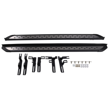 Nerf Bars Running Board Side Step Set compatible for Toyota RAV4 Prime compatible for RAV4 2019-2023 Black
