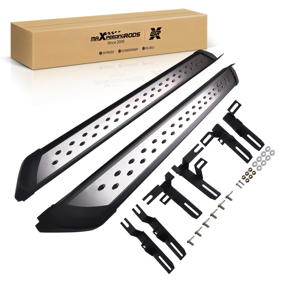 Nerf Bars Running Board Side Step Set compatible for Toyota RAV4 Prime compatible for RAV4 2019-2023 Black