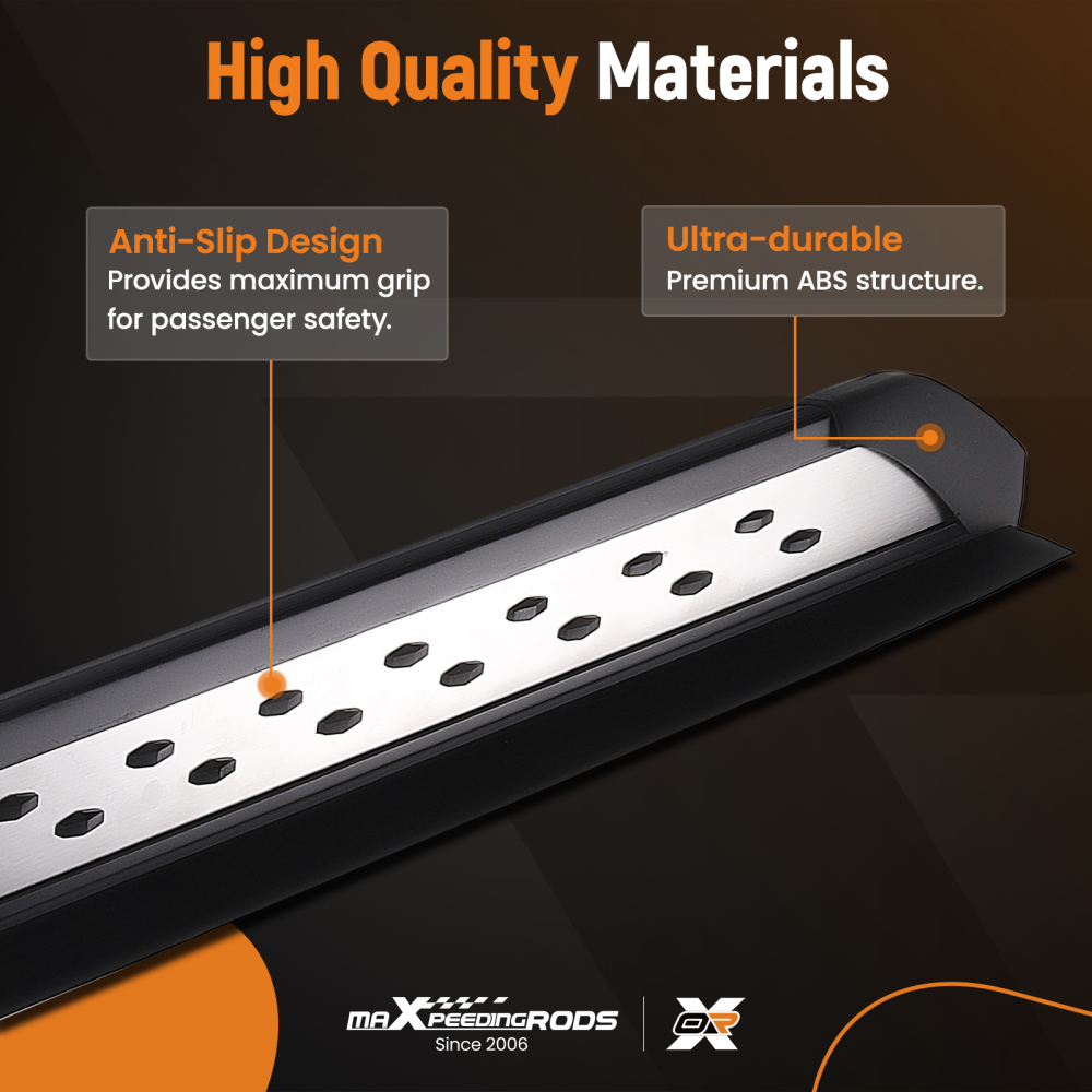 Nerf Bars Running Board Side Step Set compatible for Toyota RAV4 Prime compatible for RAV4 2019-2023 Black