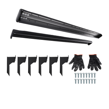 Non-Slip Nerf Bar compatible for Toyota Tacoma Access Cab 2005-2023 Side Step Black