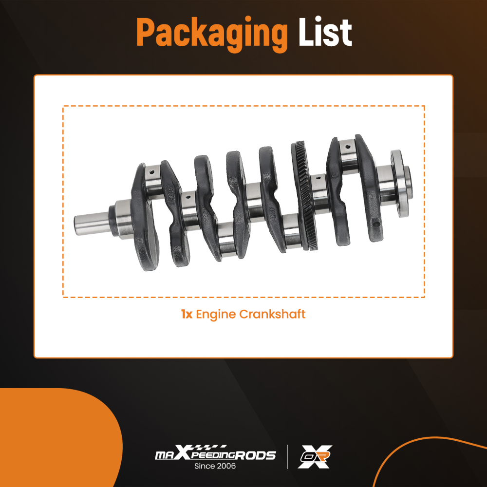 Crankshaft compatible for Mercedes-Benz E250 E300 GLC200 GLC260 GLC300 GLK250 M274 M270 2.0