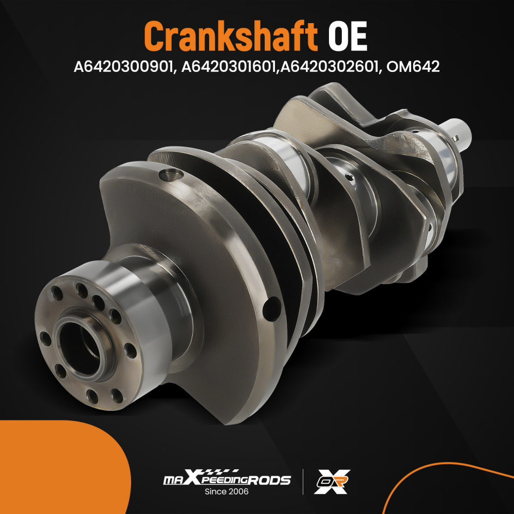 OM642 ALBERO MOTORE CRANKSHAFT compatibile per MERCEDES BENZ 3.0 CDI C-E-S-CLASS A6420302401