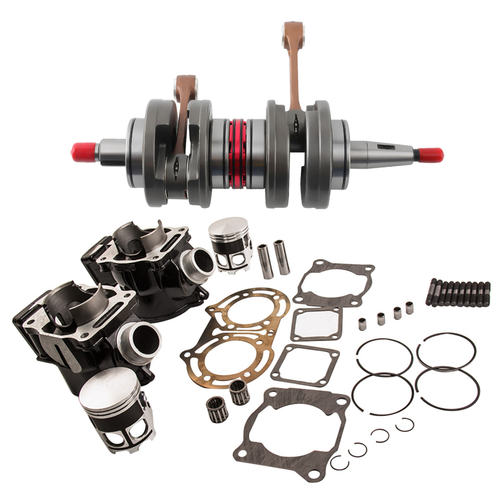 ENGINE REBUILD CRANKSHAFT PISTONS GASKETS compatible for YAMAHA BANSHEE 350 87-06