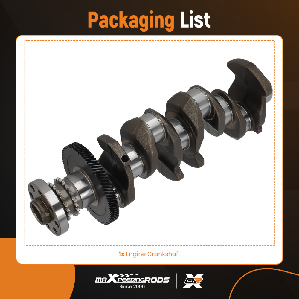 CRANKSHAFT FOR BMW 1 2 3 4 5 X1 X3 X5 N47D20 MINI 2.0 N47 - NEW 11217803479