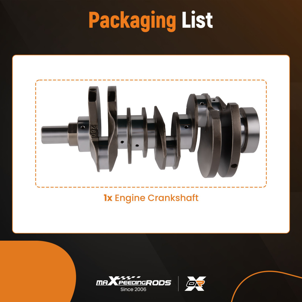 CRANKSHAFT LR010297 compatible for LAND ROVER/RANGE ROVER JAGUAR 276DT TDV6 2.7 ENGINE