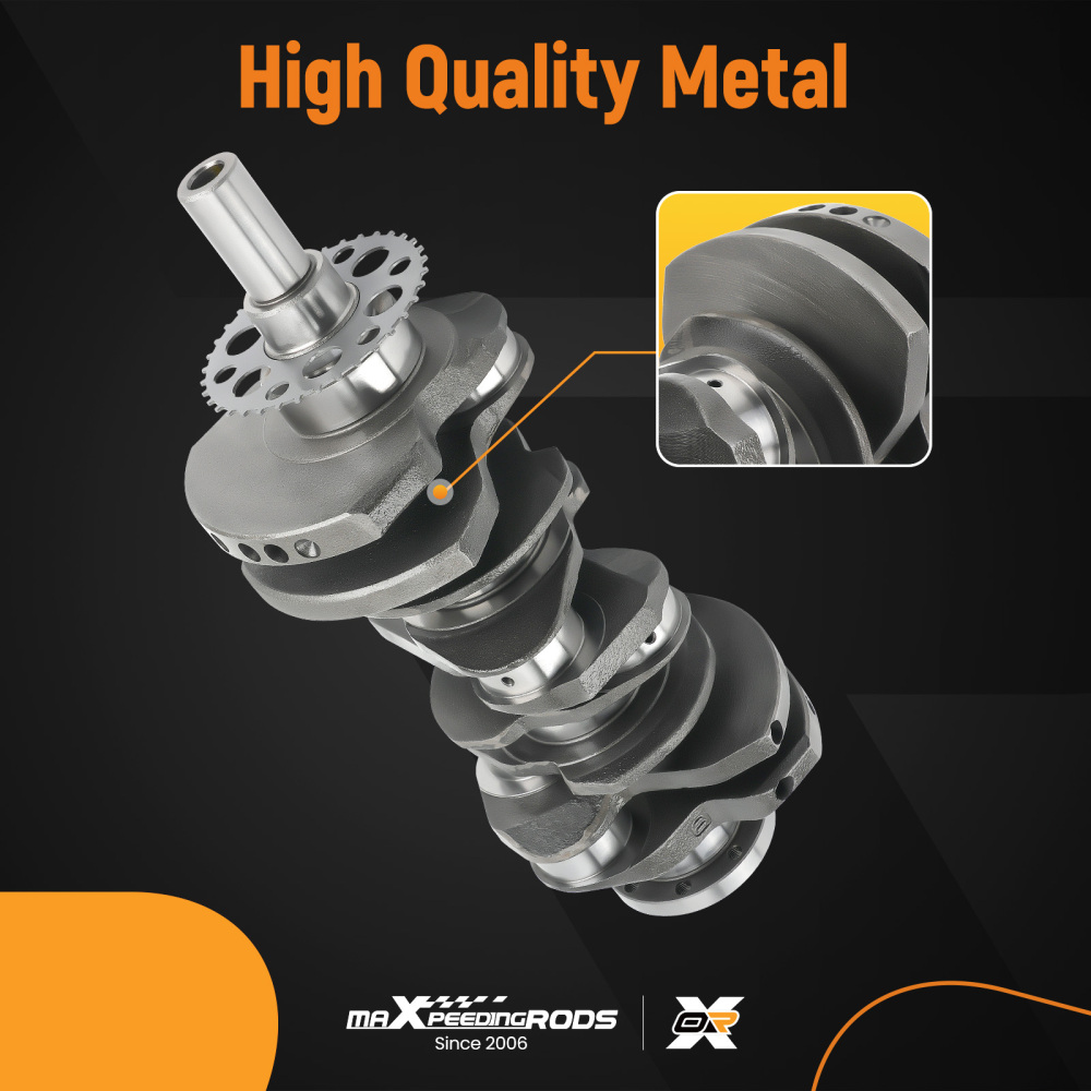 New Crankshaft 1GR compatible for Toyota 4.0L Hilux compatible for Land Cruiser Prado FJ Cruiser 1GR-FE