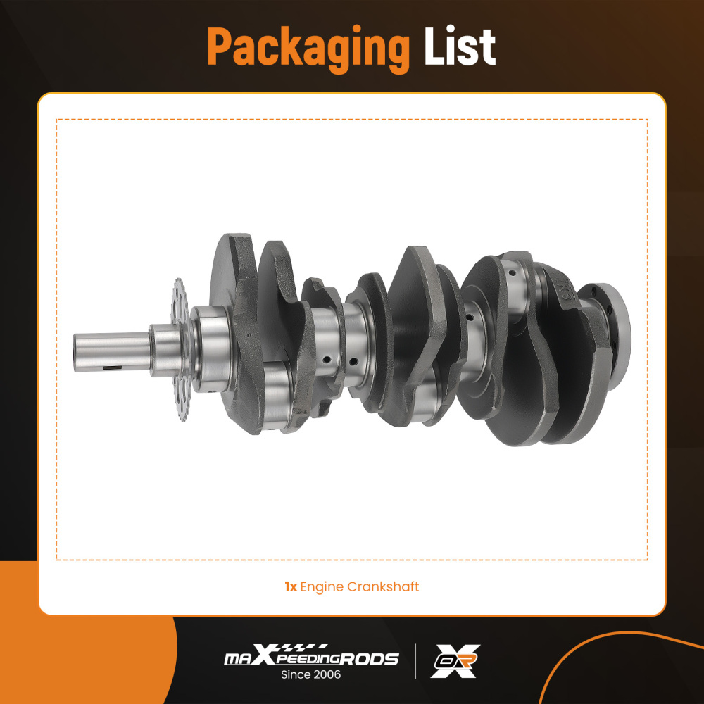 New Crankshaft 1GR compatible for Toyota 4.0L Hilux compatible for Land Cruiser Prado FJ Cruiser 1GR-FE