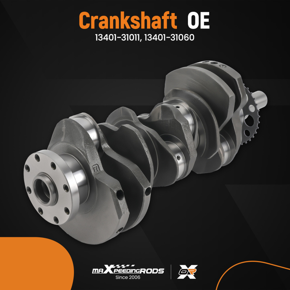 New Crankshaft 1GR compatible for Toyota 4.0L Hilux compatible for Land Cruiser Prado FJ Cruiser 1GR-FE