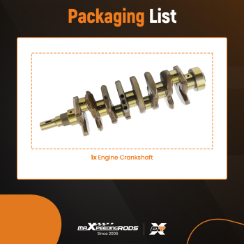 Crankshaft Compatible for Toyota Corolla AE86 MR2 1.6L L4 Gas 4AFE 4A-FE 13401-16010