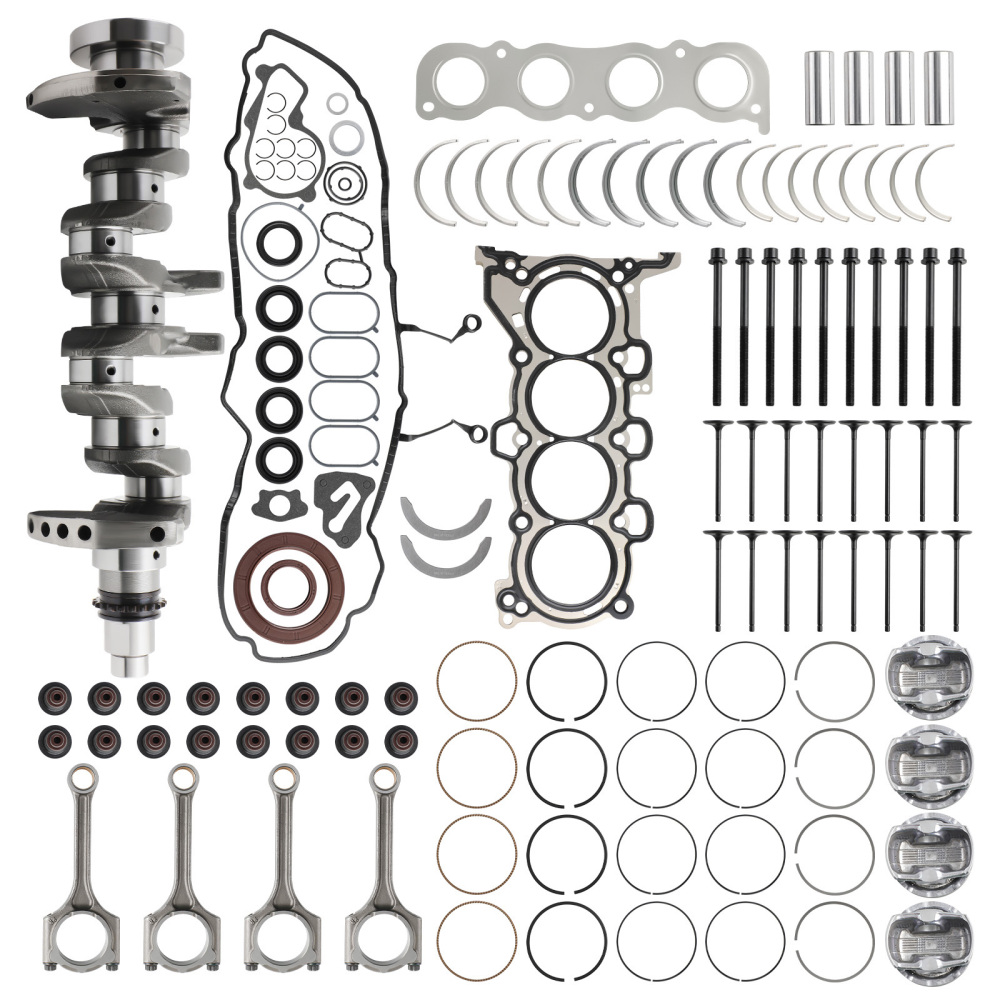 G4NC 2.0L Engine Rebuild Overhaul Kit & Crankshaft Rods Pistons compatible for Hyundai Kia