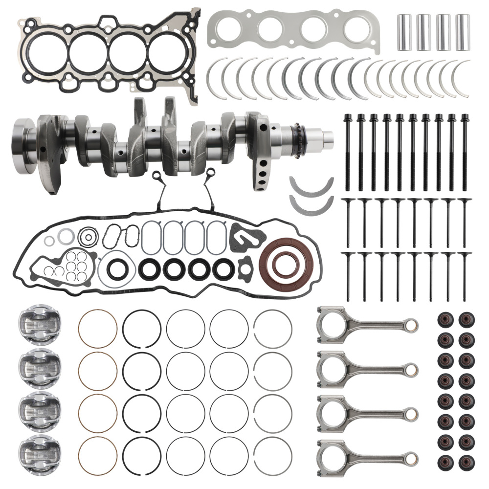 G4NC 2.0L Engine Rebuild Overhaul Kit & Crankshaft Rods Pistons compatible for Hyundai Kia