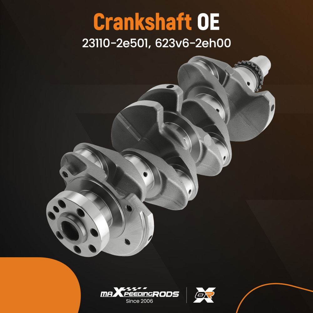 G4NC 2.0L Engine Rebuild Overhaul Kit & Crankshaft Rods Pistons compatible for Hyundai Kia