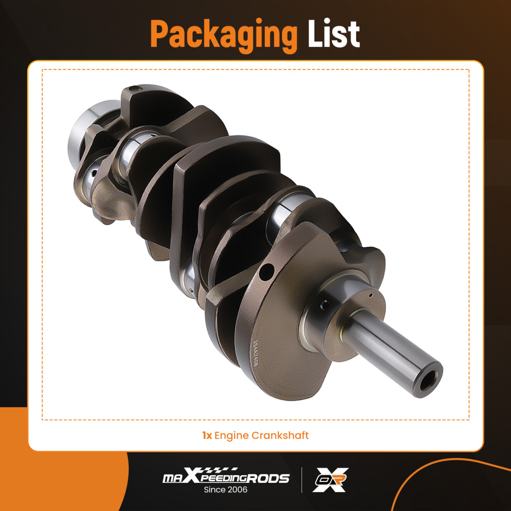 CRANKSHAFT compatible for MASERATI GHIBLI LEVANTE QUATTROPORTE 3.0L V6 ENGINE 323957 868821