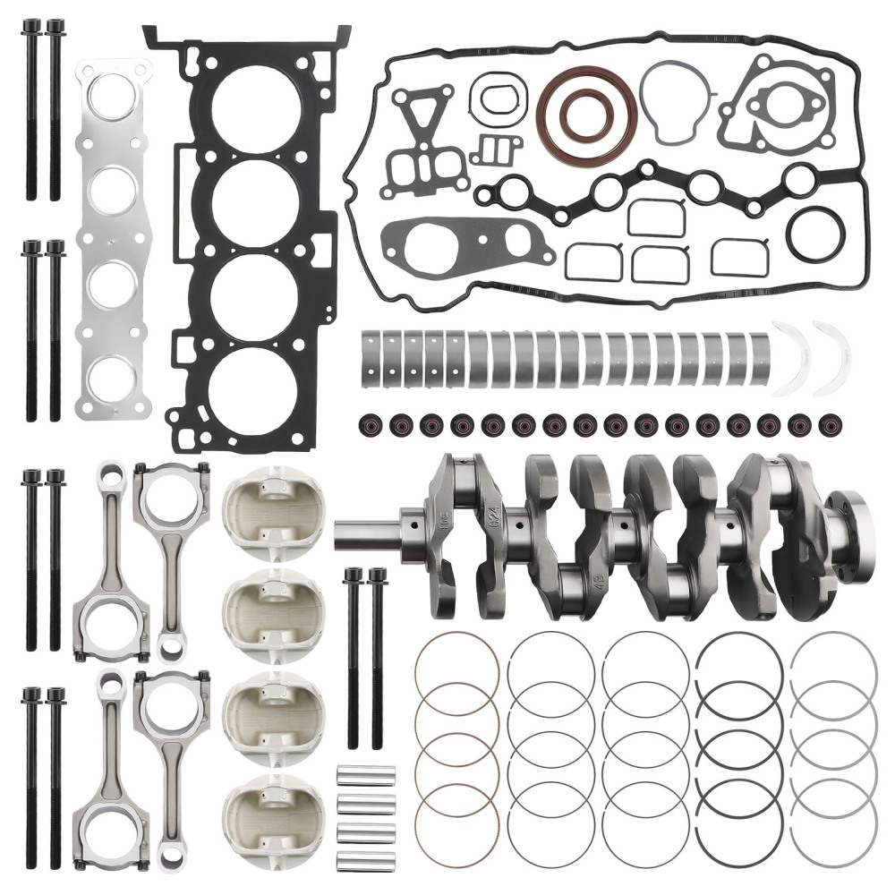 G4KE 2.4L Engine Overhaul Rebuild Kit - Crankshaft Con Rods Set compatible for Hyundai KIA