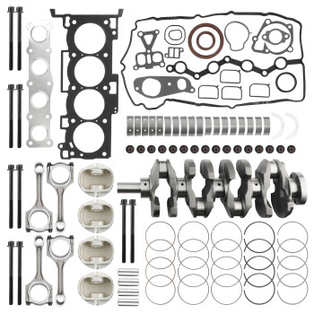 G4KE 2.4L Engine Overhaul Rebuild Kit - Crankshaft Con Rods Set compatible for Hyundai KIA