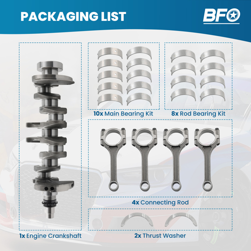 1.6L Engine Crankshaft Con RodsBearing Set compatible for Hyundai KIA SOUL RIO 2012-2019