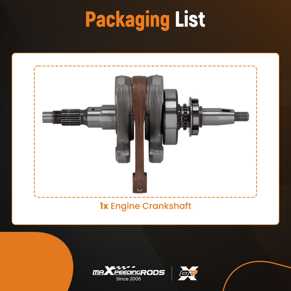 Crankshaft Assy compatible for YAMAHA 700 GRIZZLY KODIAK VIKING 14-20 2BG-11400-00-00 New