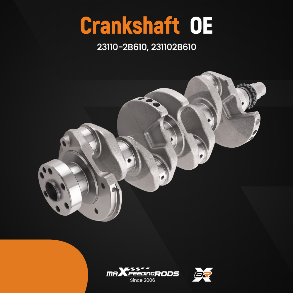 G4FD Engine Rebuild Overhaul Kit - CrankshaftCon Rods compatible for Hyundai KIA 1.6L