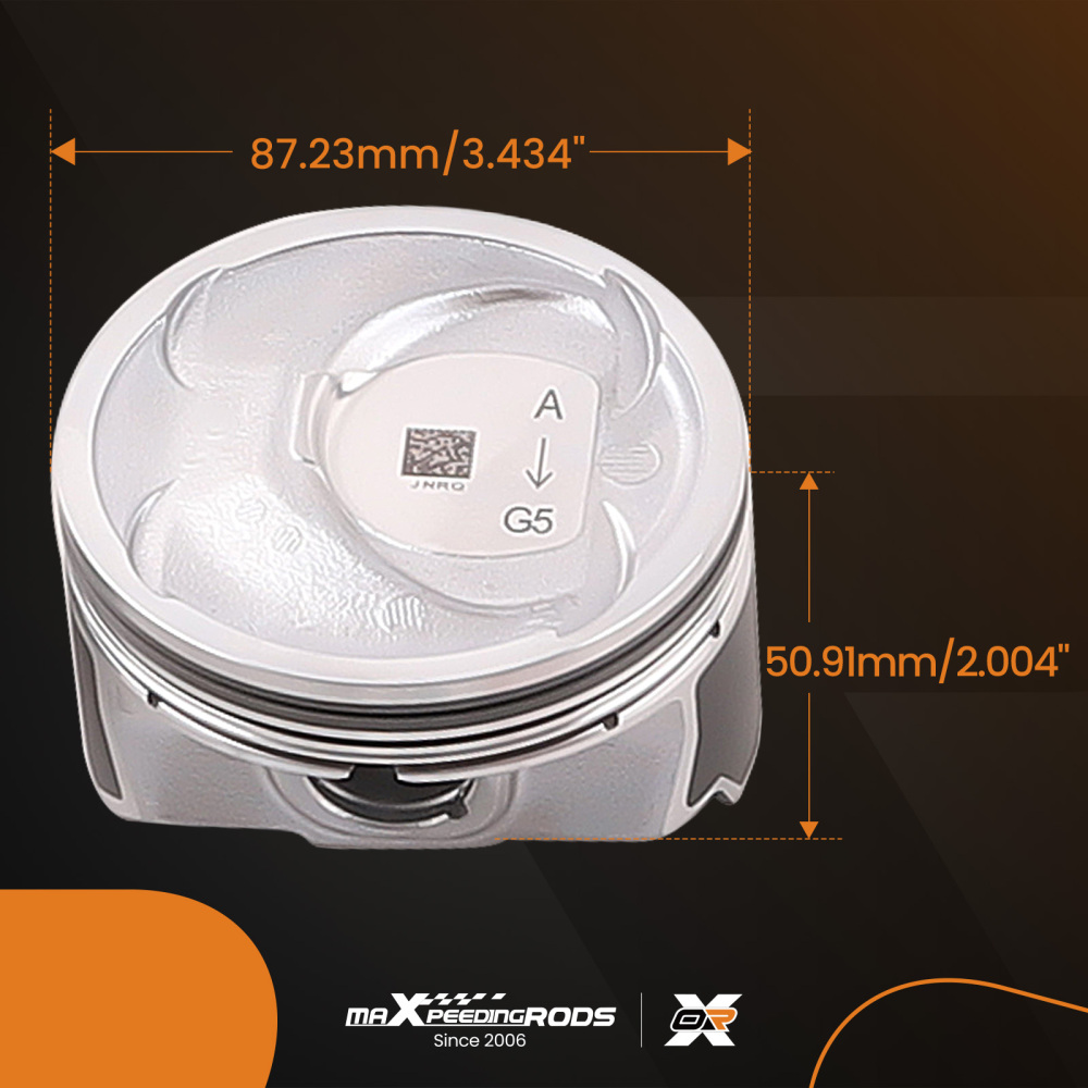 G4KJ 2.4L Engine Rebuild Overhaul Kit w/ Crankshaft / Con Rods compatible for HYUNDAI KIA