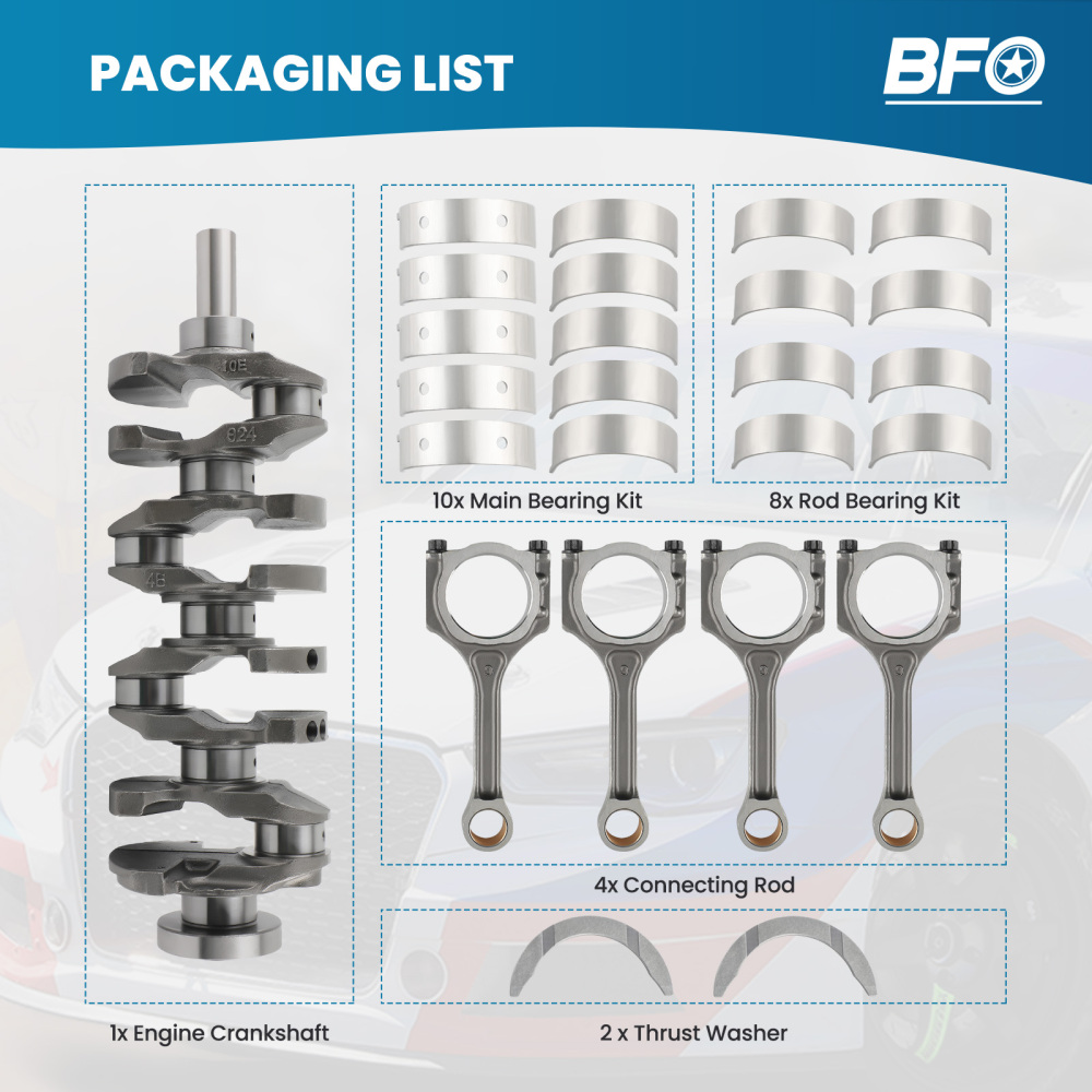 Crankshaft Connecting RodsBearing Kit compatible for Hyundai Sonata / Compatible for Kia Optima 2.4L