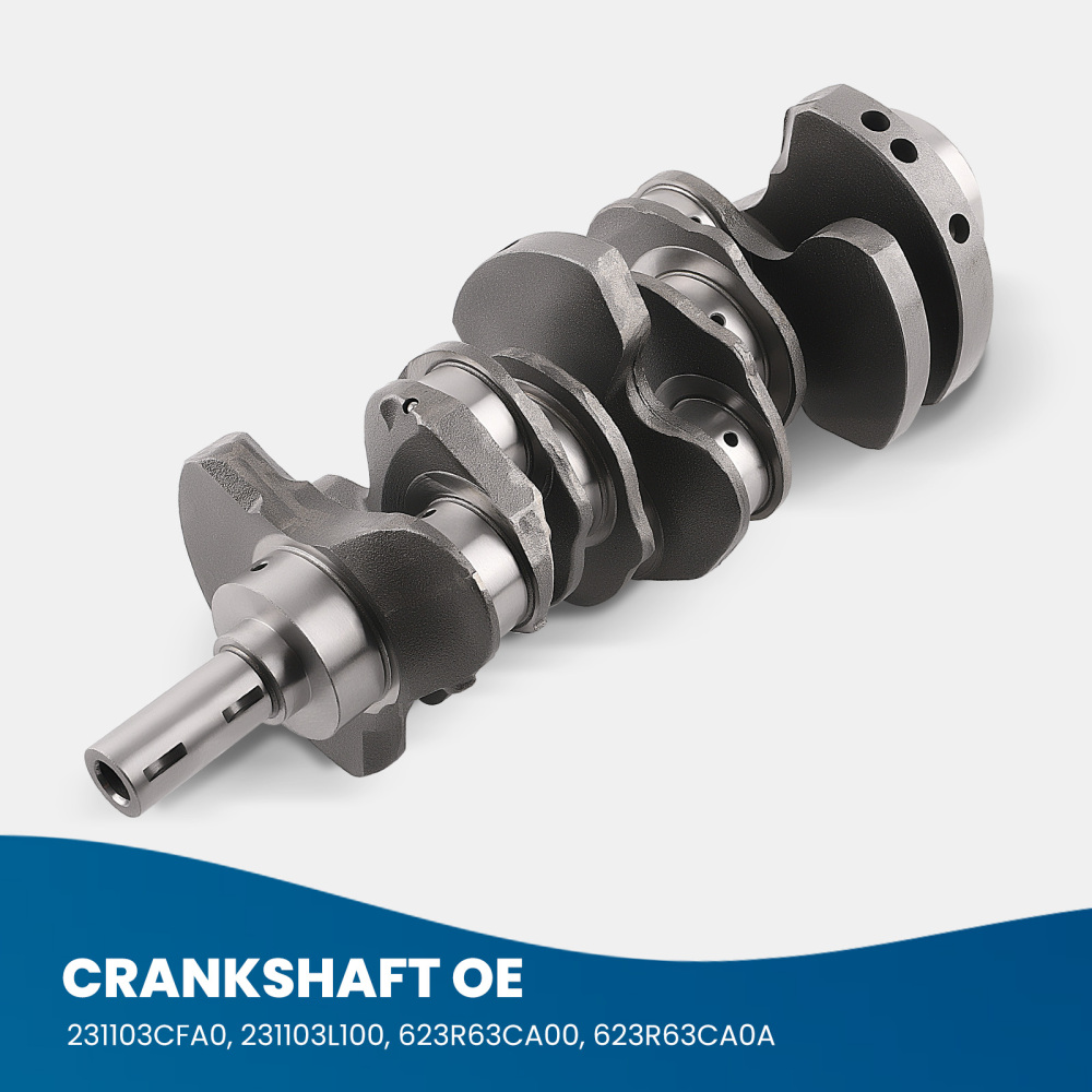 Crankshaft + Main Rod Bearings 623R63CA00 compatible for Hyundai Santa Fe compatible for Kia Sorento 3.3L