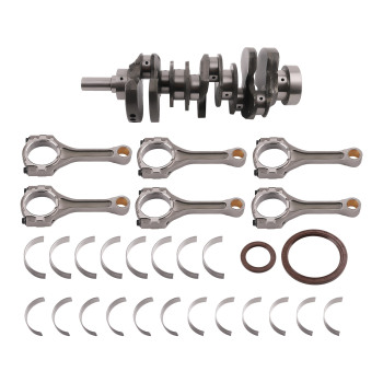 G6DH 3.3L Engine Crankshaft Rods w/ Bearing Kit compatible for HYUNDAI Santa Fe compatible for KIA Sorento