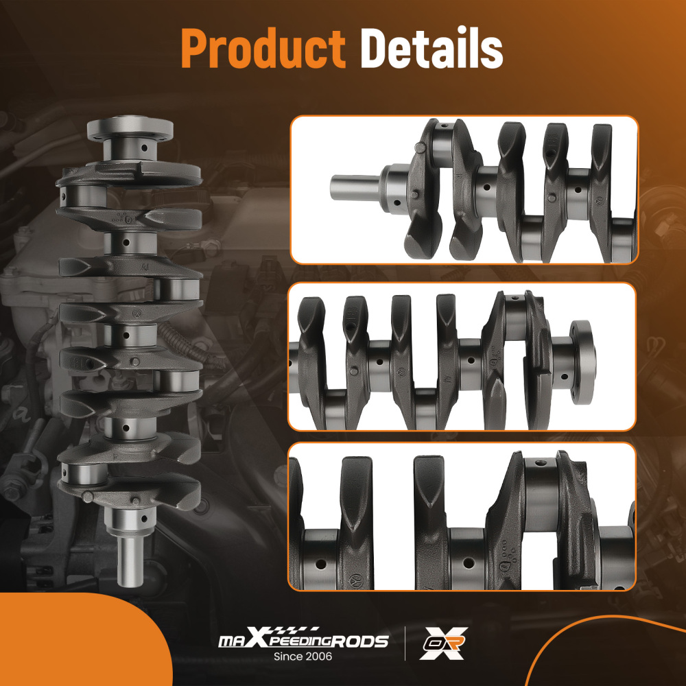 2.4L Engine Rebuild Overhaul Kit Crankshaft Rods Timing compatible for Chevrolet Buick GMC