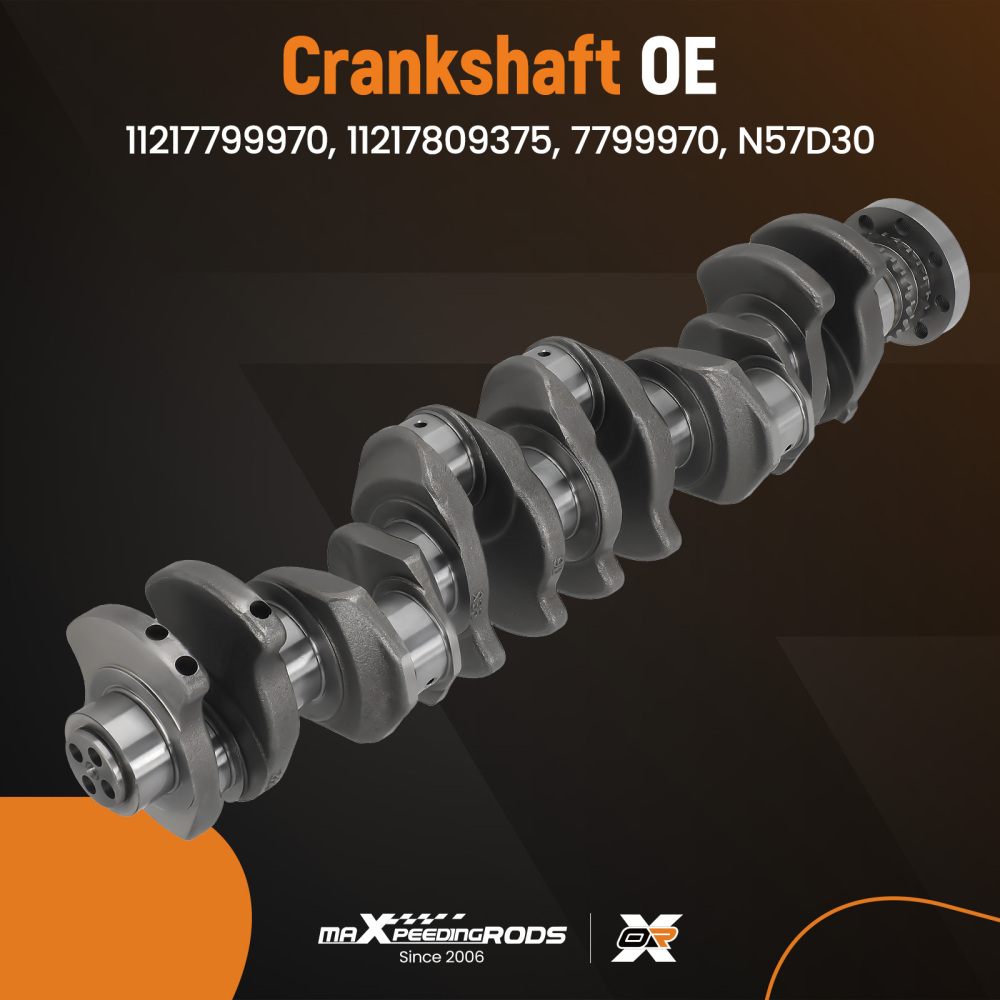 Crankshaft compatible for BMW N57 3.0 Diesel Engine 11217799970 F30 F10 F07 X5 X6 2009-2019