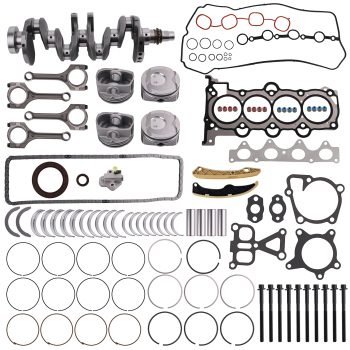 G4FD 1.6L Engine Rebuild Overhaul Crankshaft Kit for 2012-2017 compatible for Hyundai Kia 1.6L