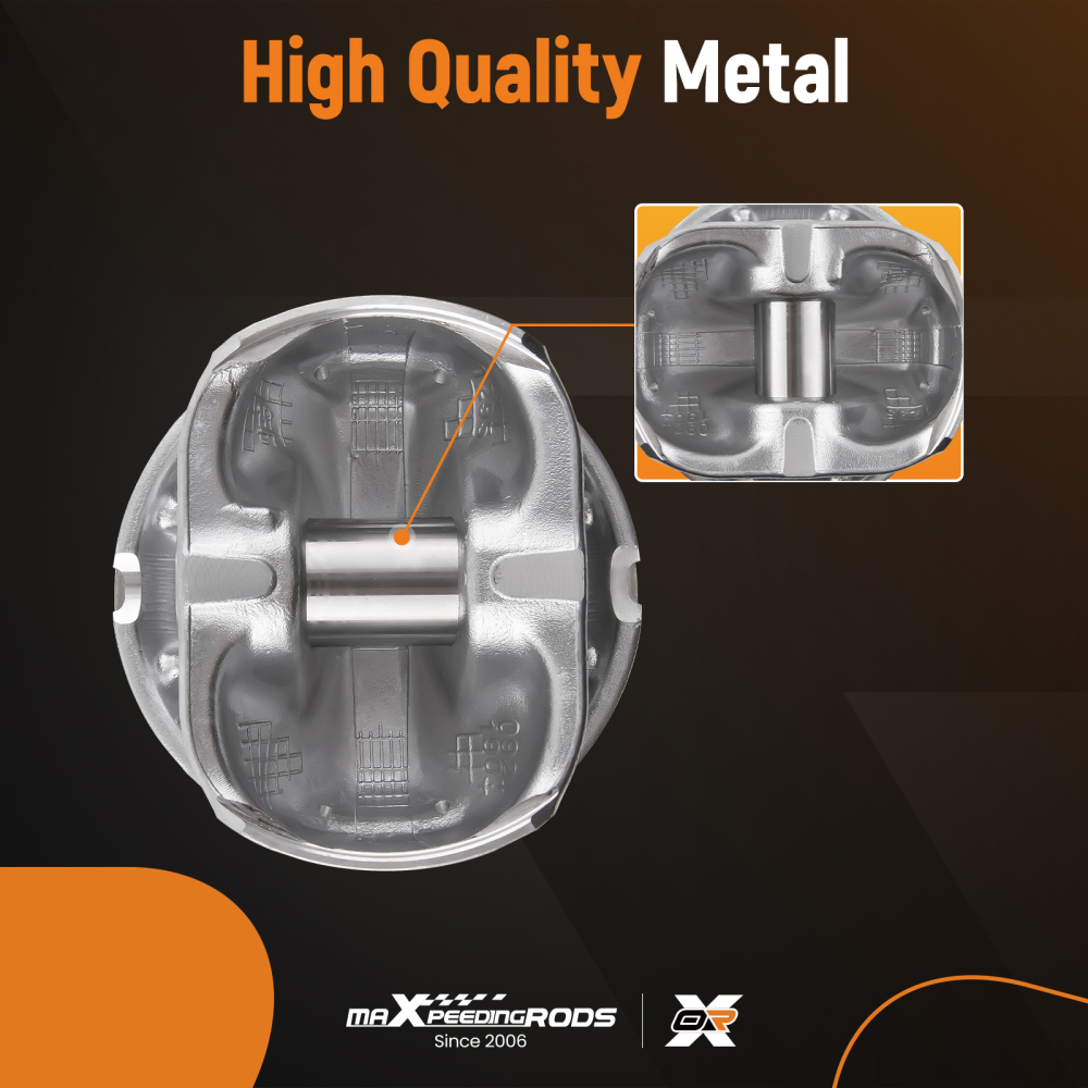 AJ133 5.0L Engine Piston Gasket Set w/ RodsTiming Kit compatible for Jaguar Ranger compatible for Rover