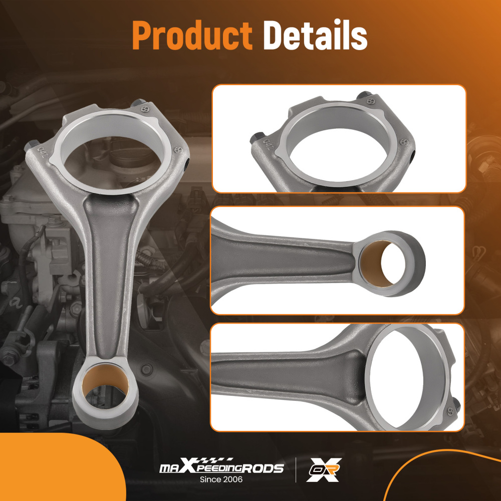 AJ133 5.0L Engine Piston Gasket Set w/ RodsTiming Kit compatible for Jaguar Ranger compatible for Rover