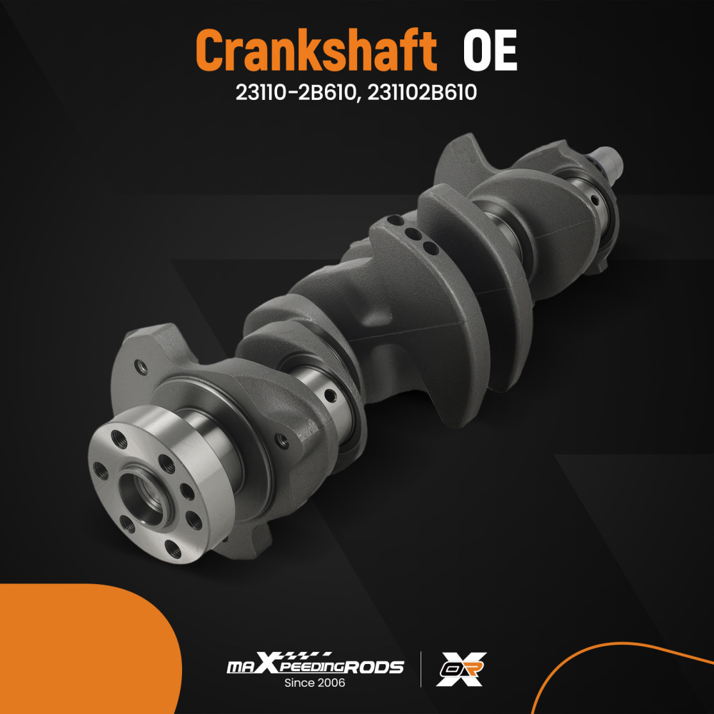 23110-2B610 Fit For 12-2019 compatible for Hyundai Accent Veloster compatible for Kia Rio Soul 1.6L Crankshaft